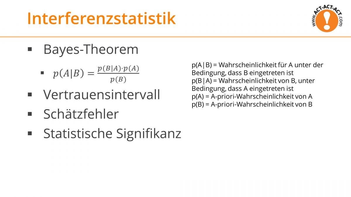 Psychologie Aufnahmetest Kapitel 3: Inferenzstatistik