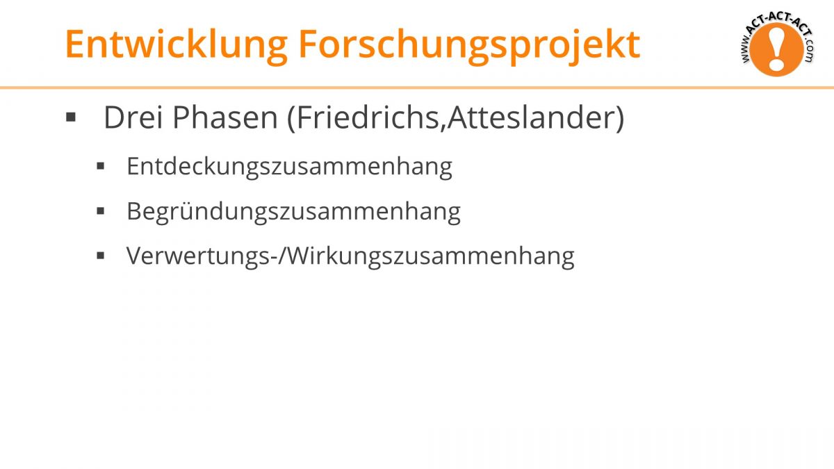 Psychologie Aufnahmetest Kapitel 3: Entwicklungs Forschungsprojekt